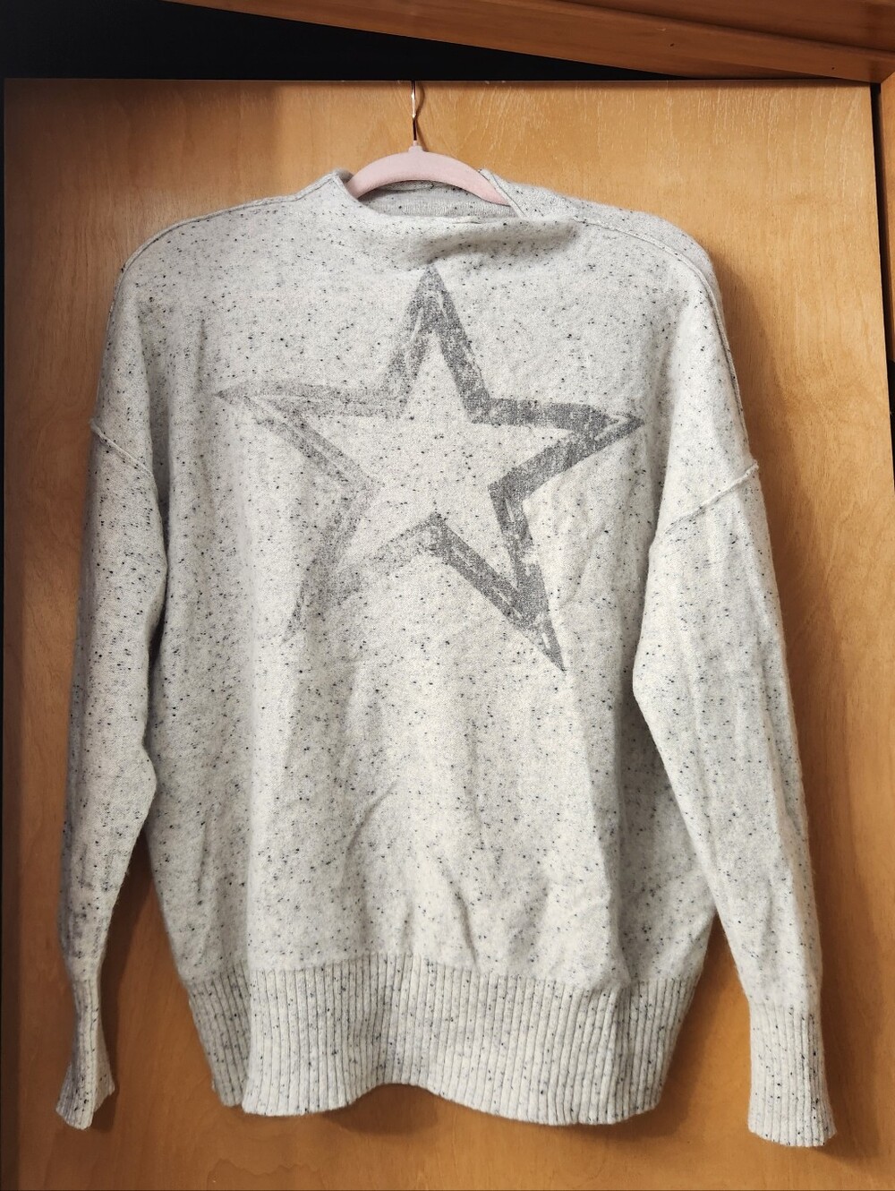 Pilcro 100% Cashmere Star Sweater Size Medium